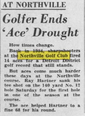 Northville Golf Club - Aug 10 1952 Article (newer photo)